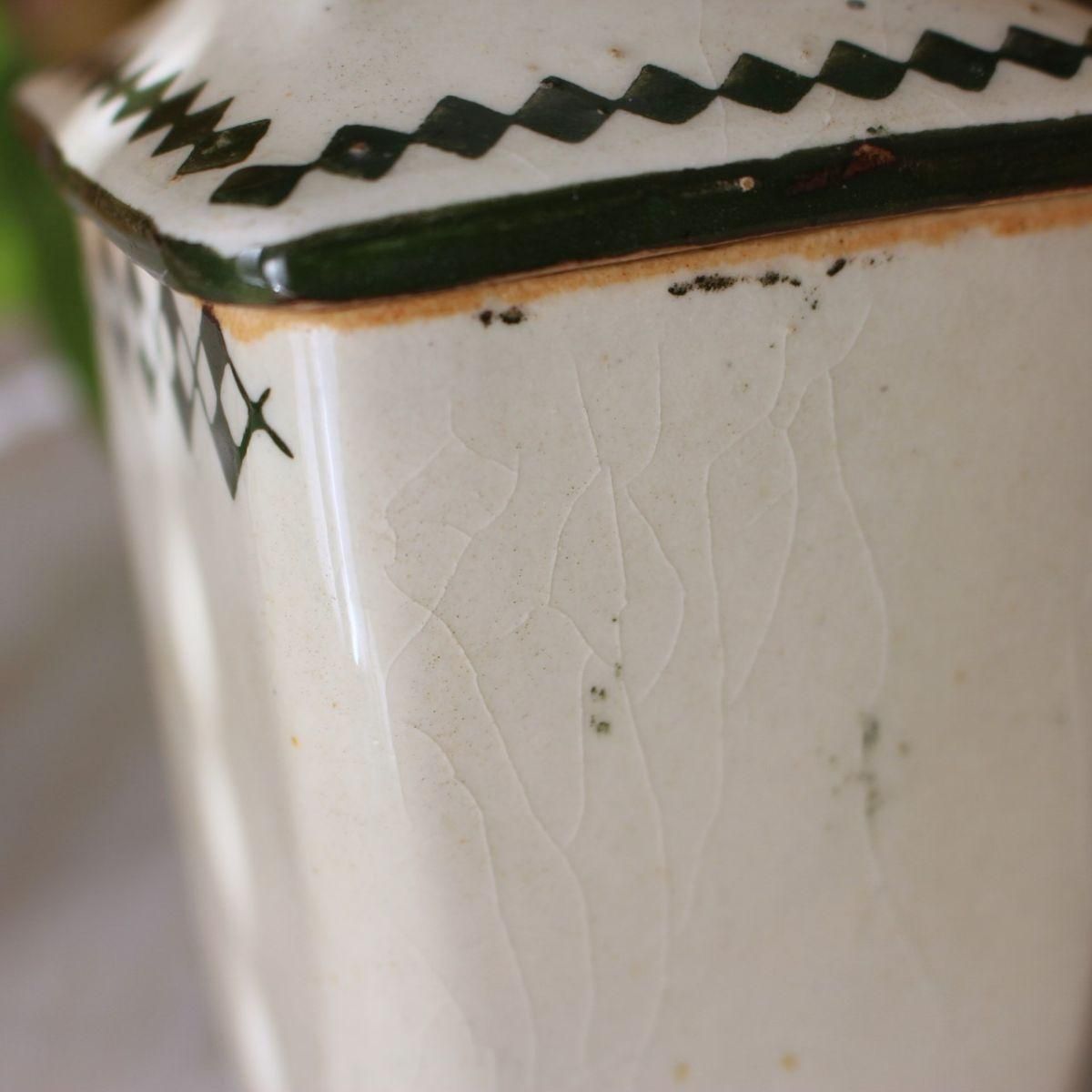 フランス アンティーク 陶器キャニスターセット