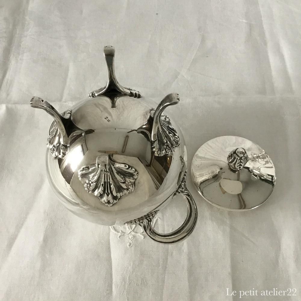 フランス Raoul Monteillet アンティーク シルバープレート シュガー