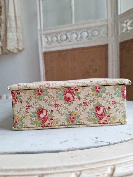 アンティーク花柄カルトナージュボックス - アンティークモール