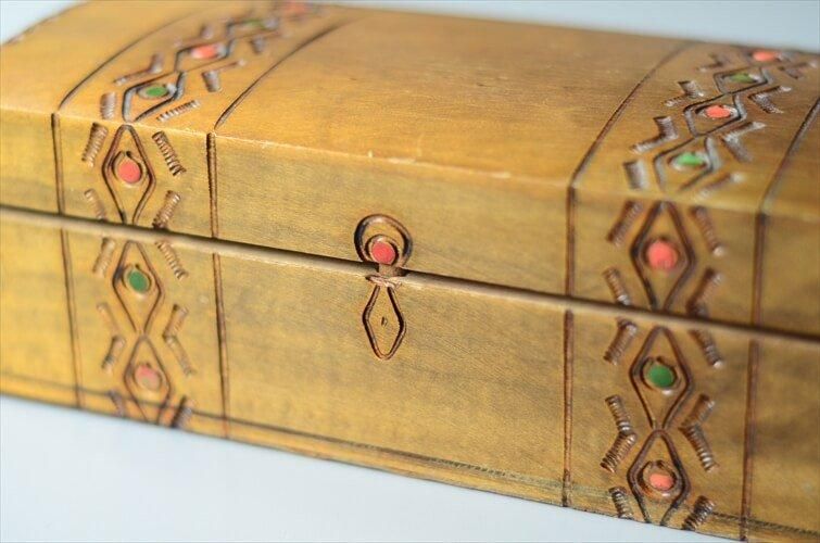 ドイツ製 木製小箱 アンティークボックス ヴィンテージ