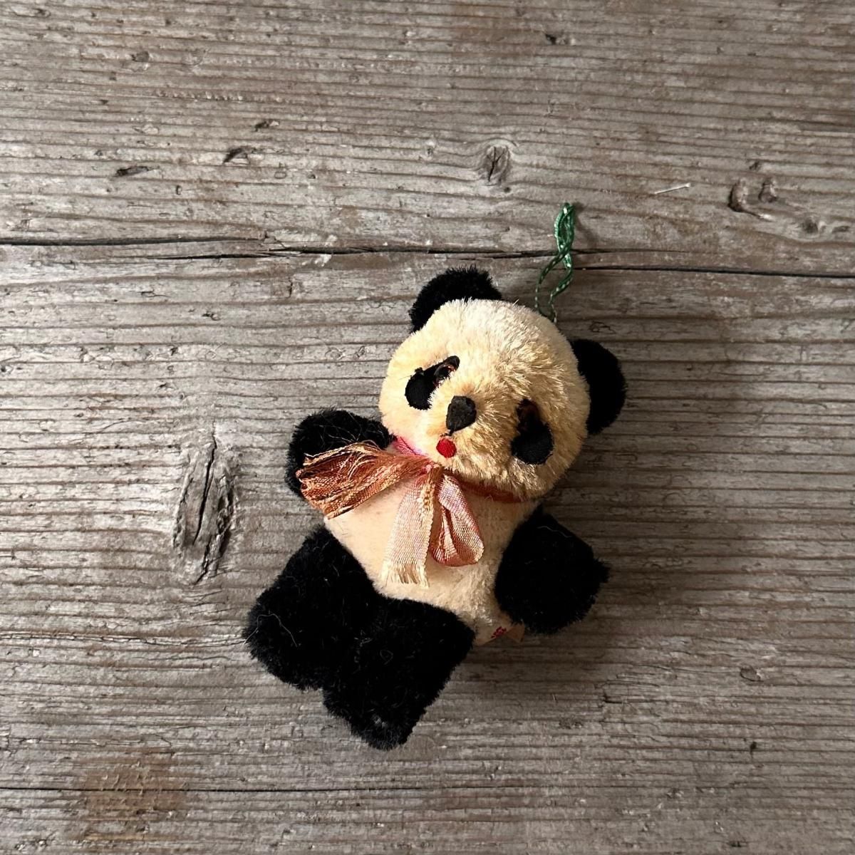 レトロ パンダ ぬいぐるみ 1970年代 ヴィンテージ