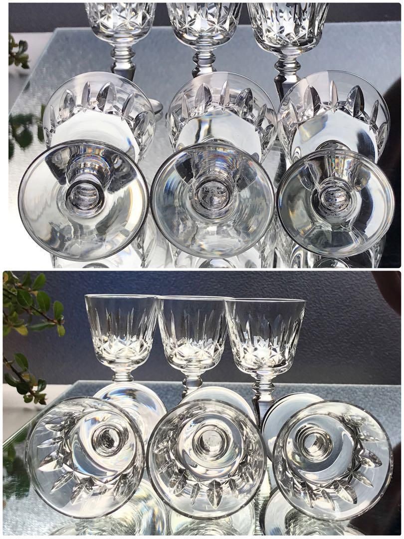 希少なアンティークバカラ製ショットグラス6個 1955年-1973年の美品