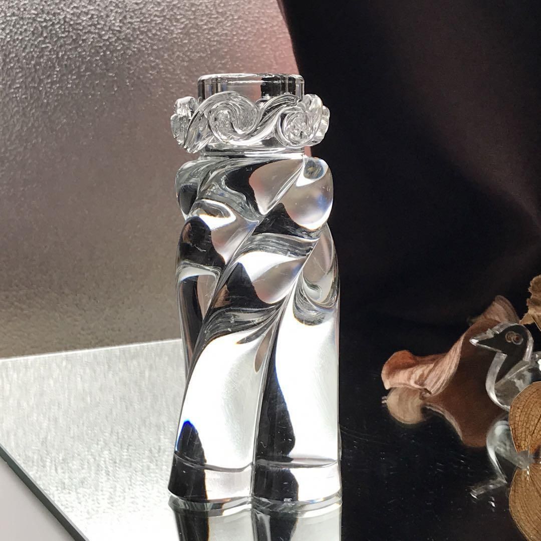 アンティークバカラ製キャンドルホルダー1936年以前の希少美品