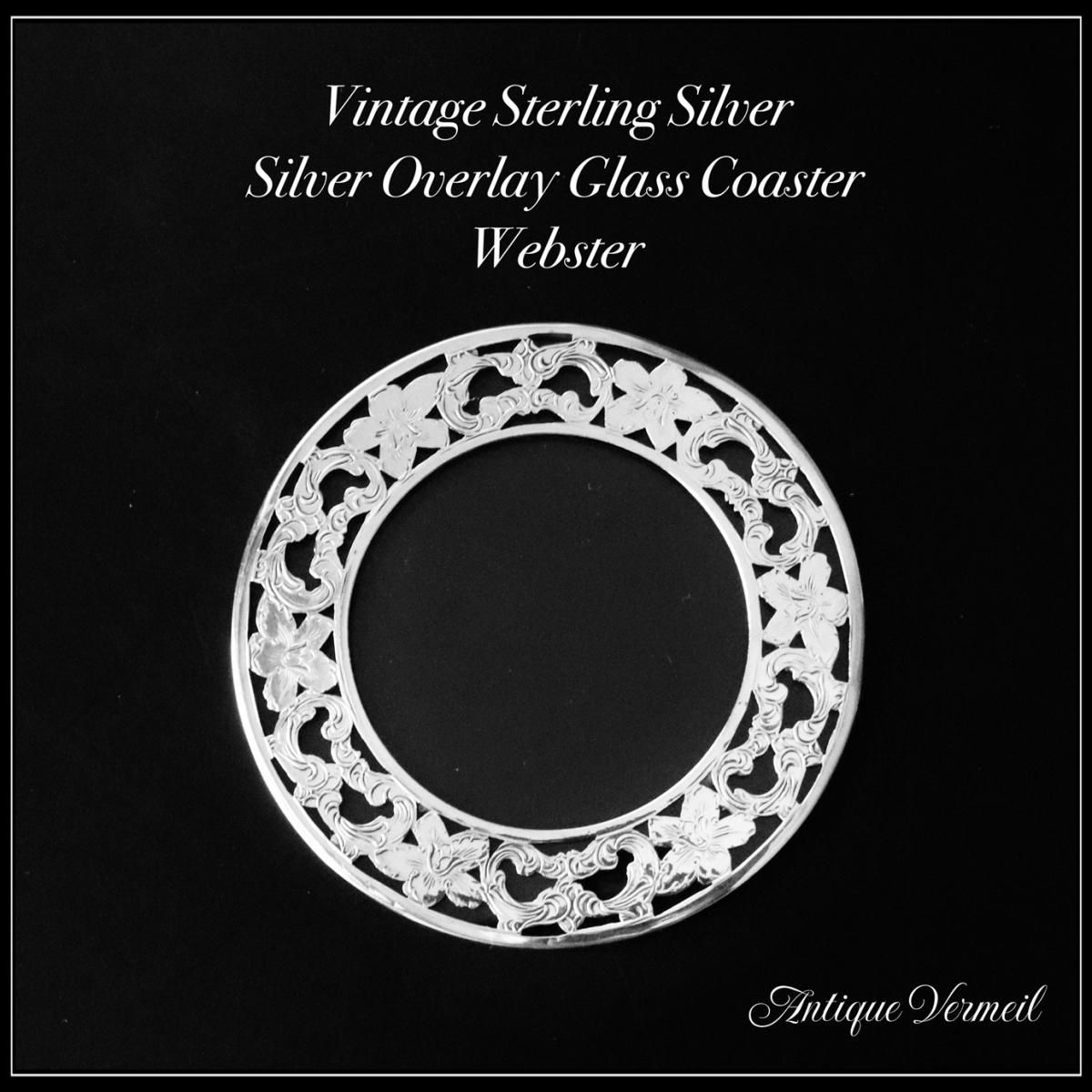 フランス製アンティーク銀製ヤドリギ文様コインパース