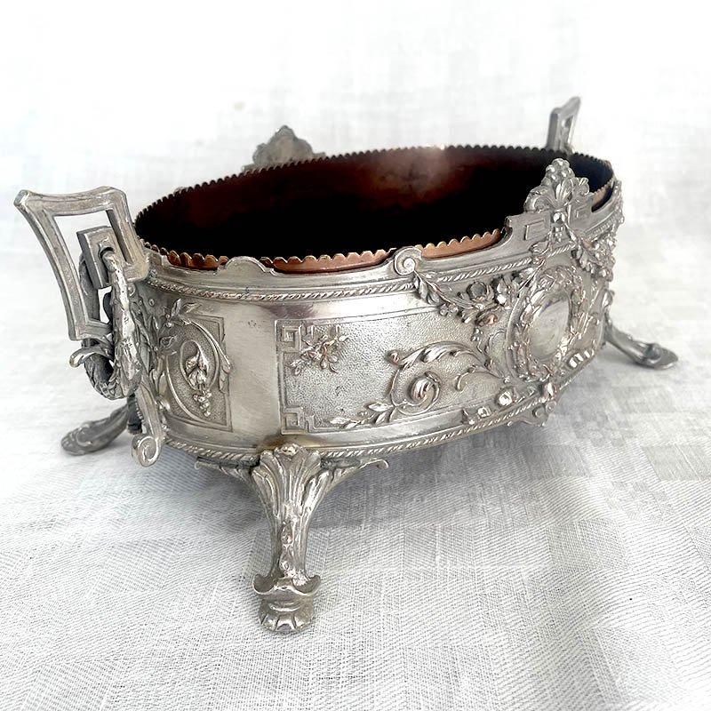 フランス製華やかジャルディニエール花器