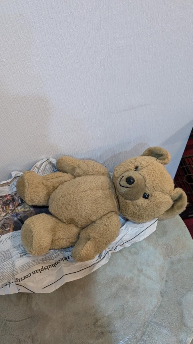 70年代東ドイツ製大きなテディベアぬいぐるみ