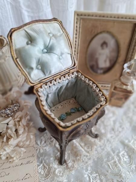 アンティークホーローキャニスター&セル缶、アリュメット缶