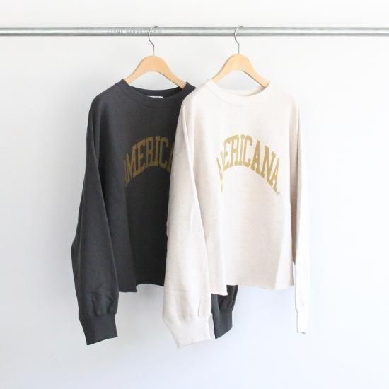 AMERICANA [アメリカーナ] ''クロップド カットオフ スウェット