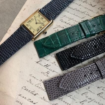国内老舗ベルトメーカー別注 CARTIER MUST TANK （カルティエ マスト