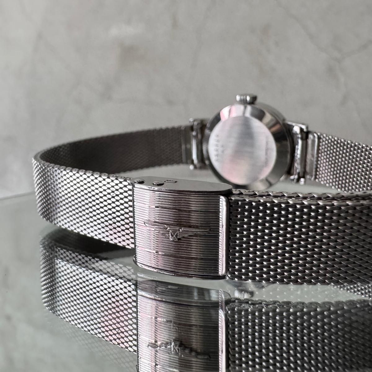 LONGINES（ロンジン）SSラウンドケース 純正メッシュベルト ケース