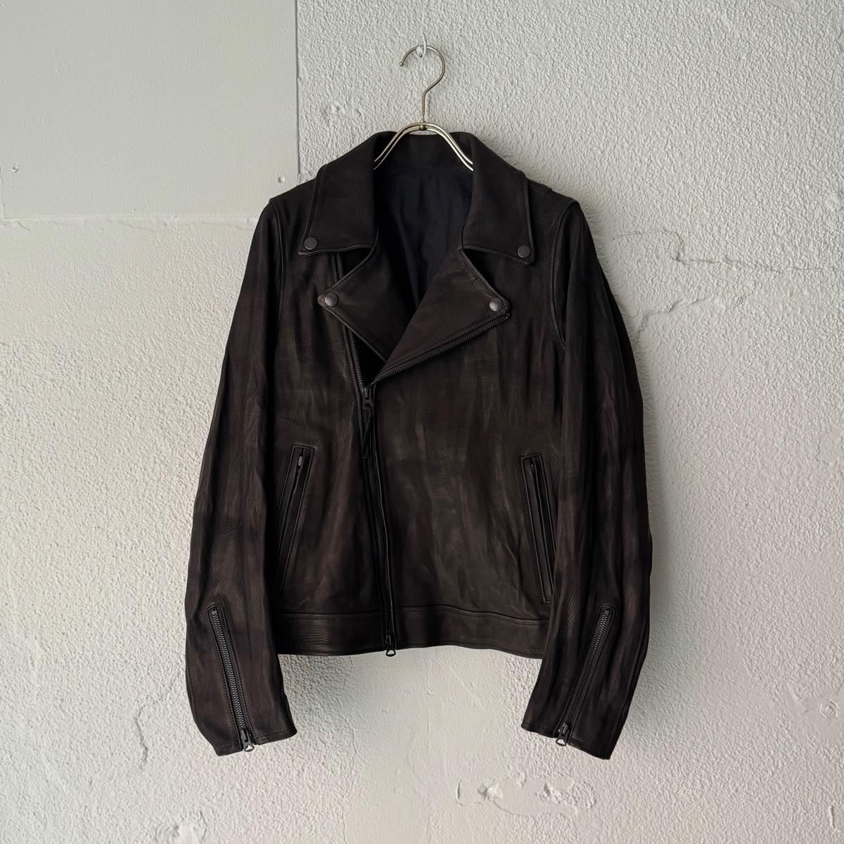 suzuki takayuki leather moto jacket（スズキタカユキ レザー モト