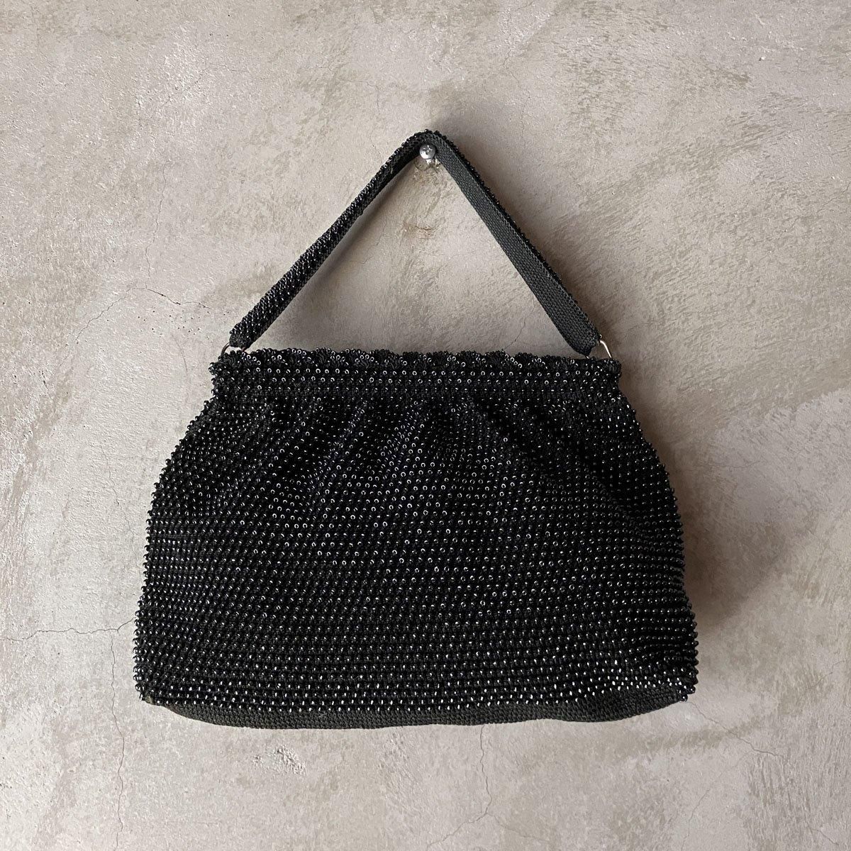 ヴィンテージ ビーズ クロッシェ バッグ（Vintage Beads Crochet Bag
