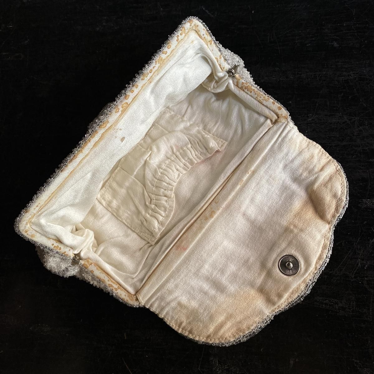 1920-30年代 ガラスビーズ クラッチバッグ（Art deco Glass Beads