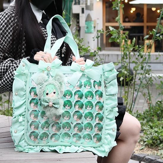 A4フリルデザイン痛バッグ用トートバッグ(デコレーション