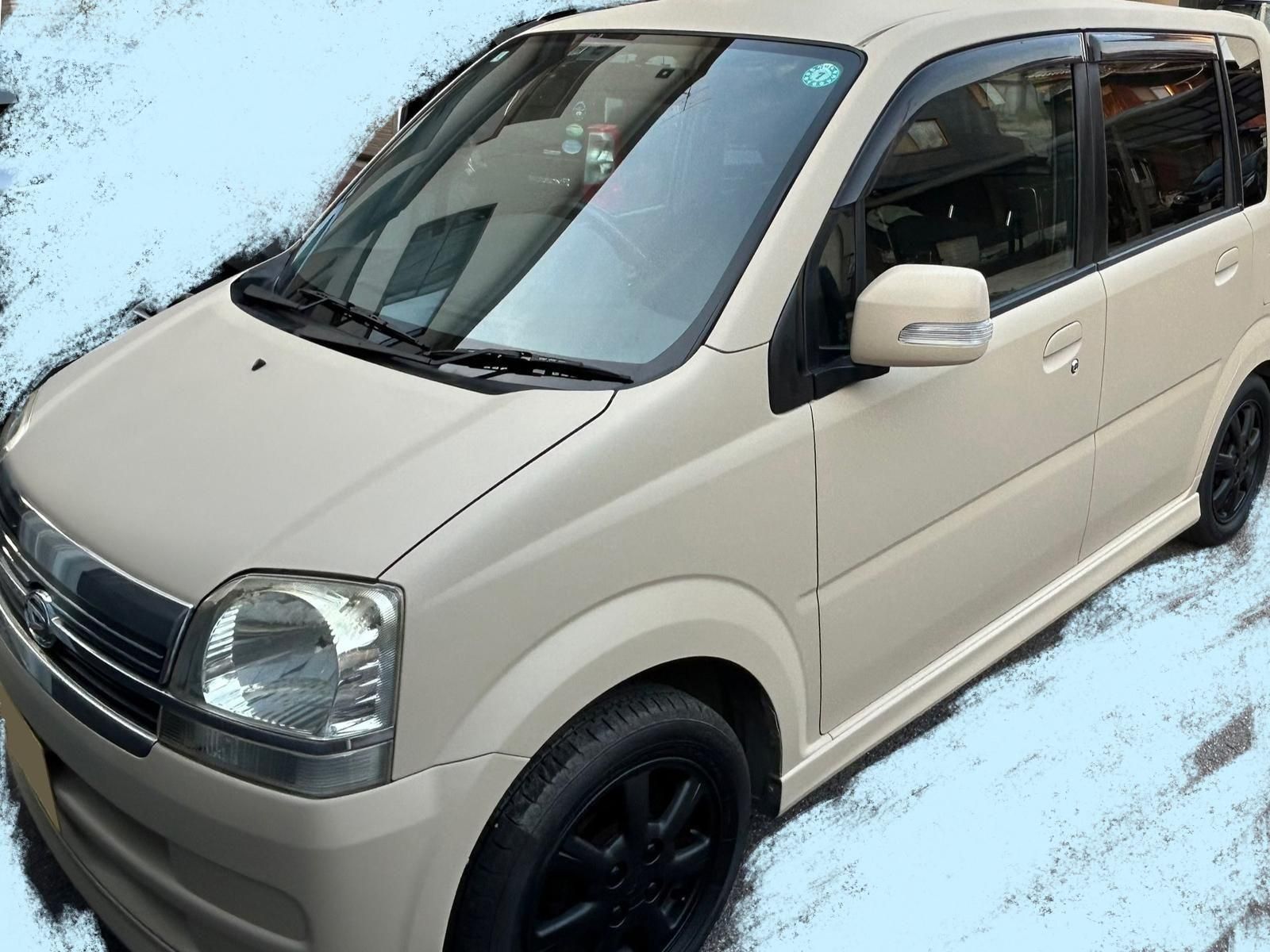 ダイハツ ムーヴをミルクティーベージュでオールペン！ - 刷毛（ハケ