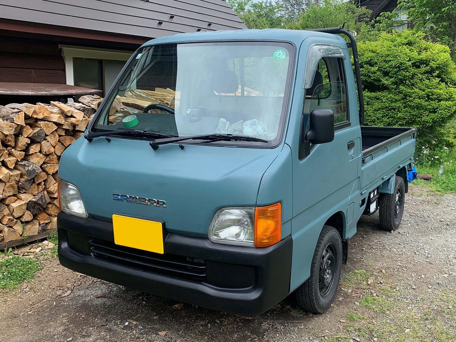 錆ありサンバートラックTT2を自分で全塗装した事例(KURAYAオールド