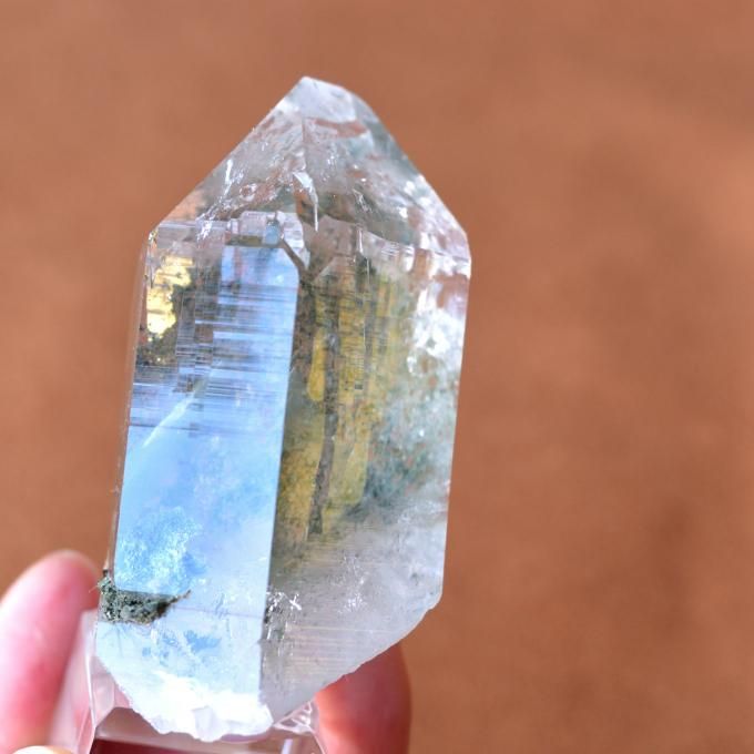 ヒマラヤ水晶 クローライト ファントム ガーデンクォーツ 「三諸山