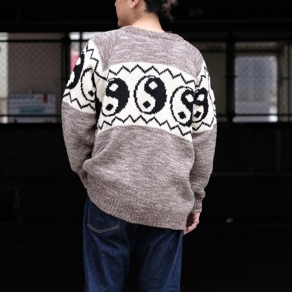 Black weirdos ブラック ウィドー / ニット Yin-Yang Sweater 通販