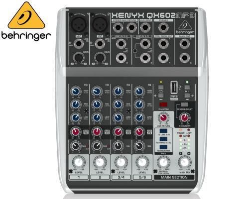 BEHRINGER（ベリンガー）アナログミキサー（6ch） QX602MP3 XENYX