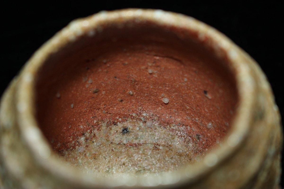 柳下季器 信楽芋頭ぐい呑 [ Shigaraki Imogashira Guinomi by Hideki