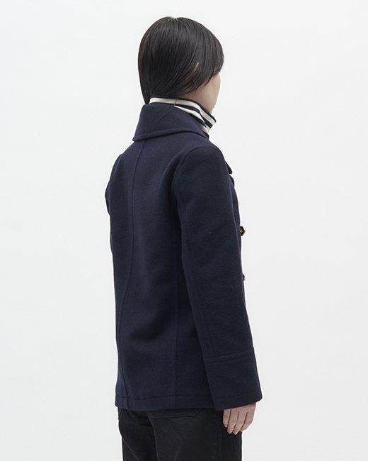 ダブルフェイスメルトンウィメンズピーコート