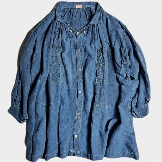 1900's F.INDIGO LINEN BIAUDE S.(F.OPEN), THE FIFTH STREET MARKET