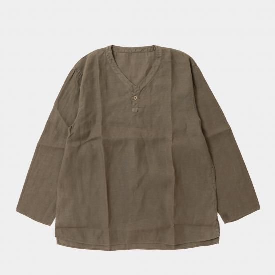 MITTAN ミッタン「大麻長袖プルオーバー（草木濃染） SH-126DC