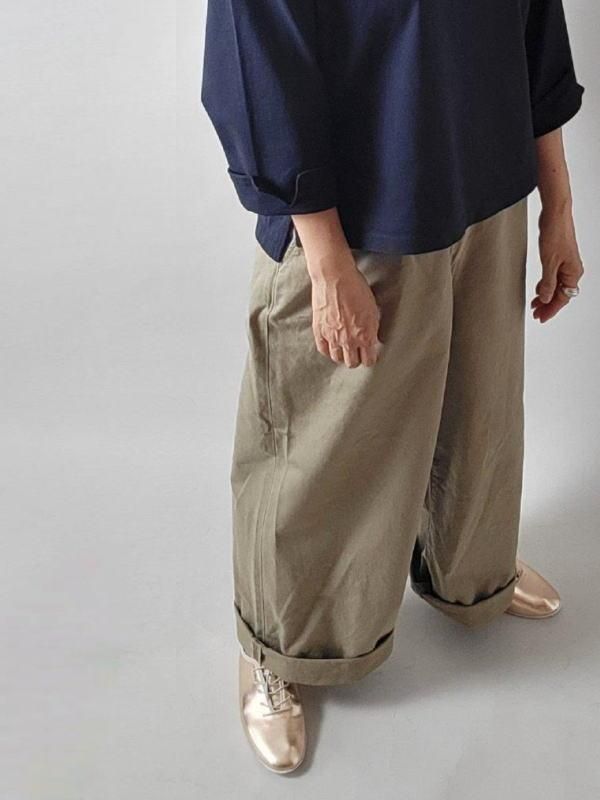 KAPITAL キャピタル ベロア生地 ガウチョパンツ ワイドパンツ 変形 S