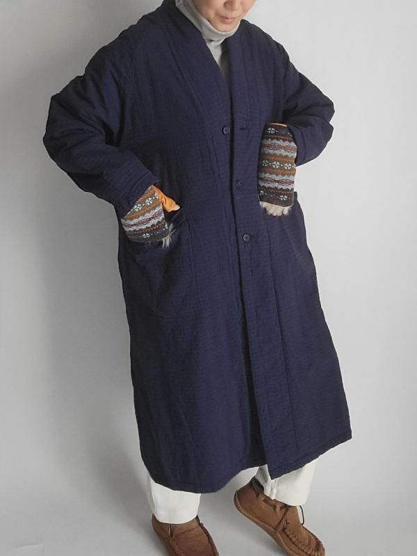 maison de soil（メゾンドソイル） ビックシルエット キルトコート