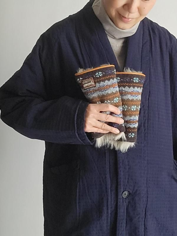 maison de soil（メゾンドソイル） ビックシルエット キルトコート