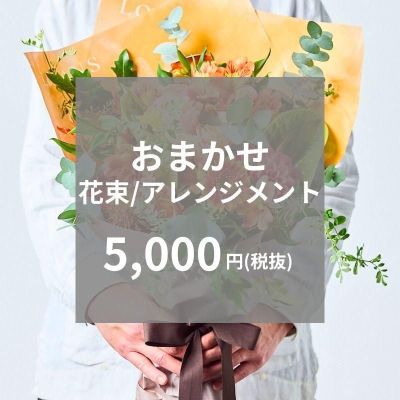 おまかせ花束/アレンジメント5k（お色味指定OK） - 花・花束・胡蝶蘭