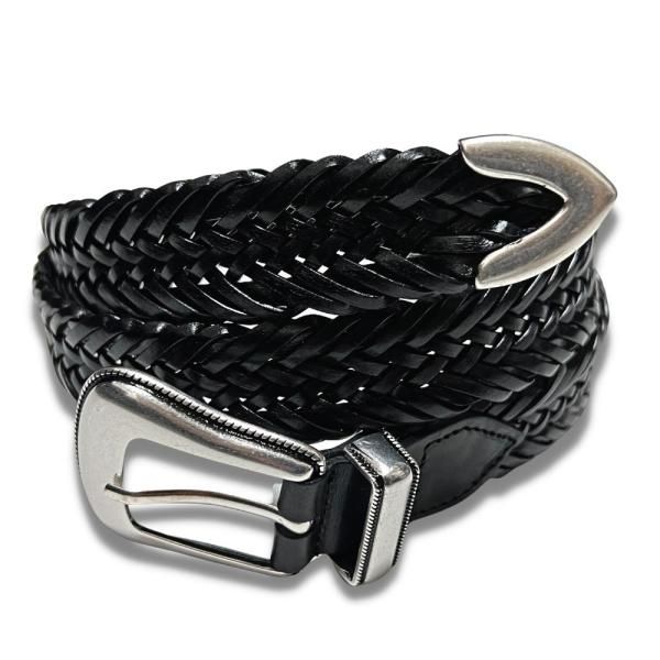 別注Saddler's サドラーズ ベルト ブラック 真鍮バックル プンターレ