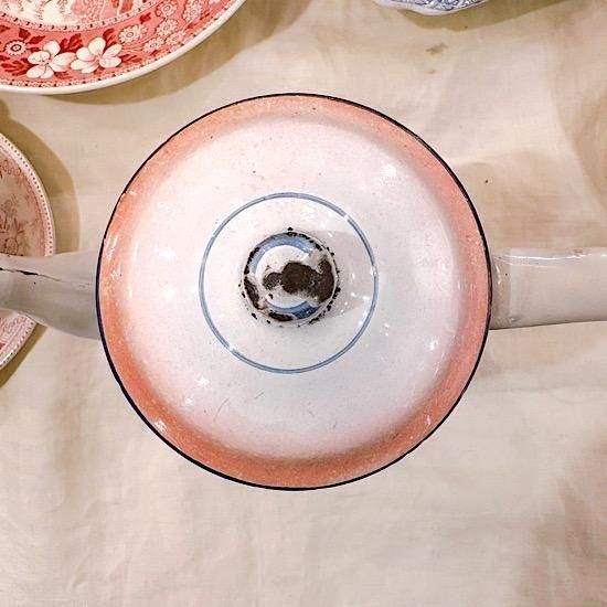 フランス1930年代 ＊ JAPY社 ＊ ホーローポット ＊ ピンクぼかしに