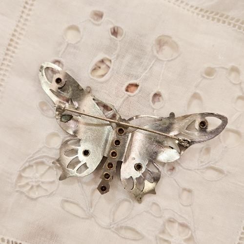 アメリカ1940～1950年代 ＊ ヴィンテージブローチ ＊ バタフライ ＊ 蝶