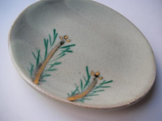 乾山写 絵変わり 銘々皿 五客入り (共箱)幸兵衛窯 - 茶道具販売 栗林園