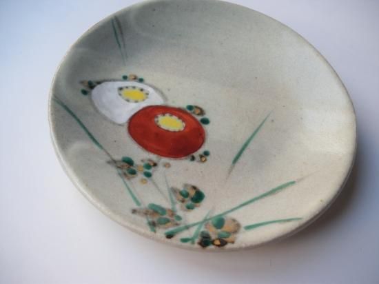 乾山写 絵変わり 銘々皿 五客入り (共箱)幸兵衛窯 - 茶道具販売 栗林園