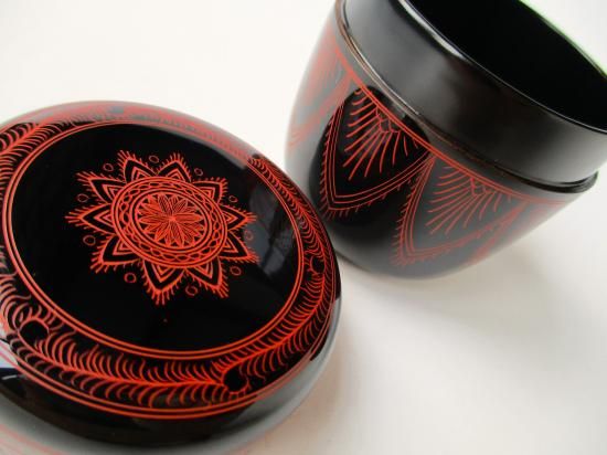 蒟醤 中棗 (共箱)筑城筑良 - 茶道具販売 栗林園