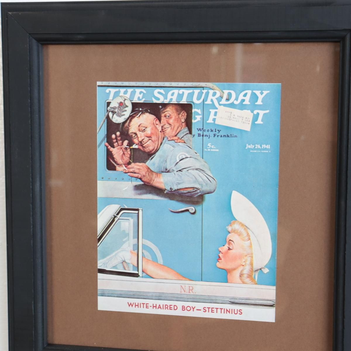 アメリカ ヴィンテージ ノーマンロックウェル イラスト画 雑貨