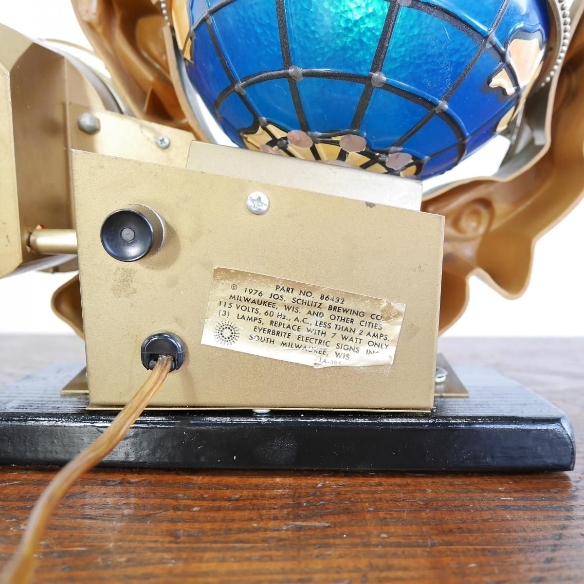 アメリカ 1970年代 アンティーク シュリッツビール 回転ライト付き