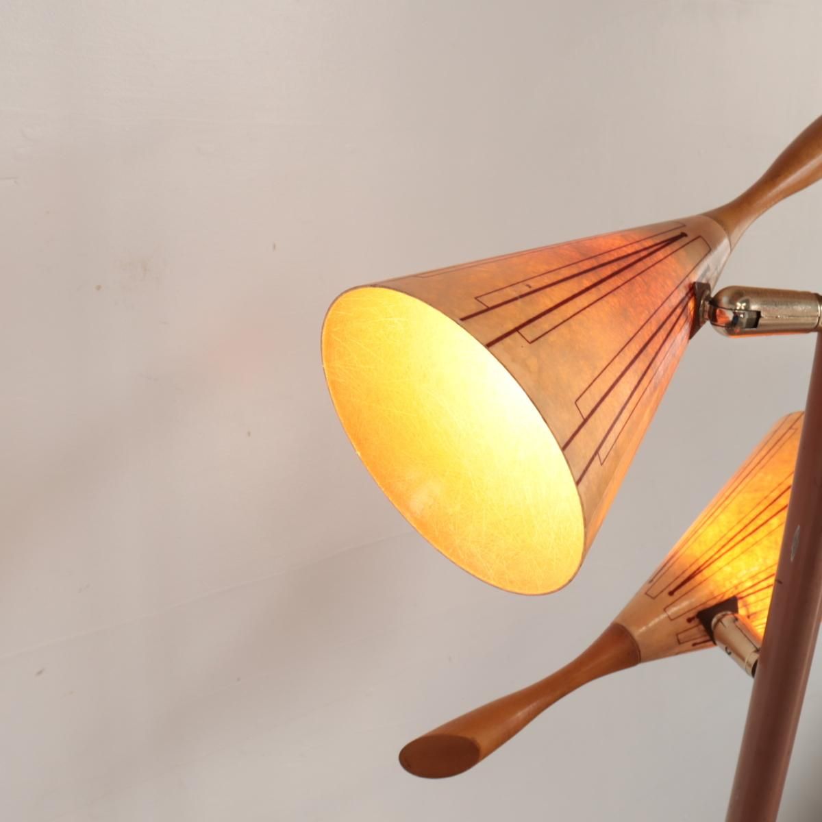 3157 アメリカ ヴィンテージ ミッドセンチュリー フロアランプ