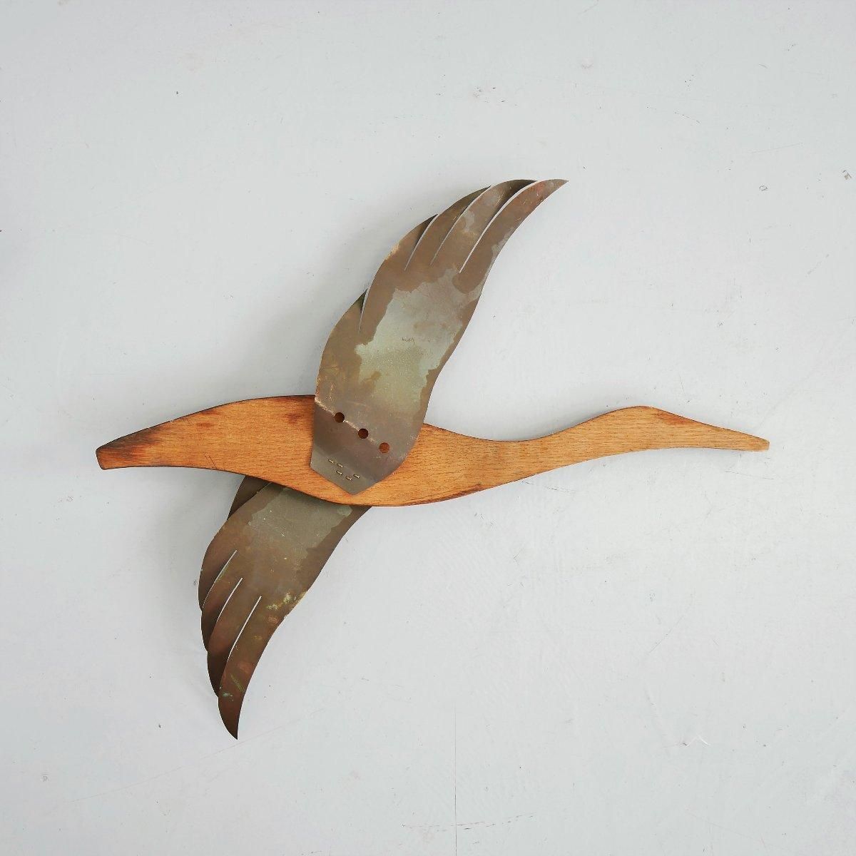 1960's ヴィンテージ ウォールデコ フライングバード 壁飾り ミッド