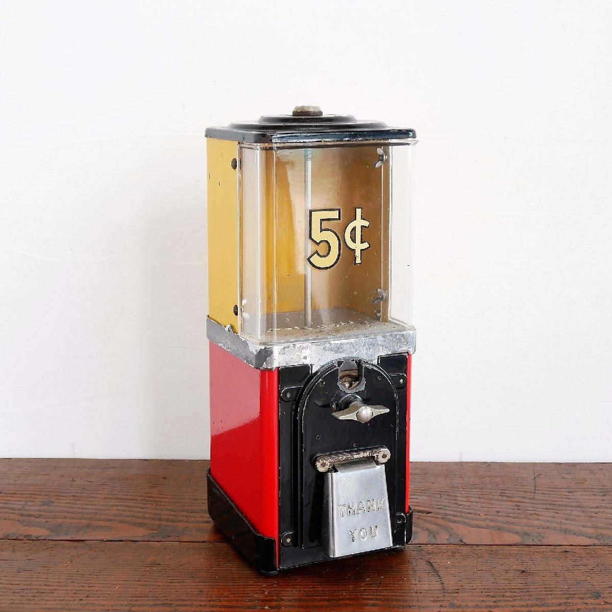 アメリカ ヴィンテージ ガムボールマシン 1￠コイン ガチャガチャ