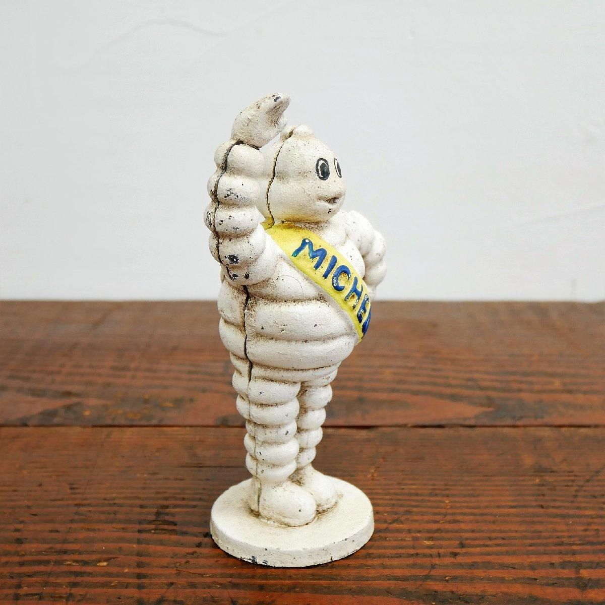 アメリカ ヴィンテージ MICHELIN ミシュランマン 鉄製 貯金箱 置物