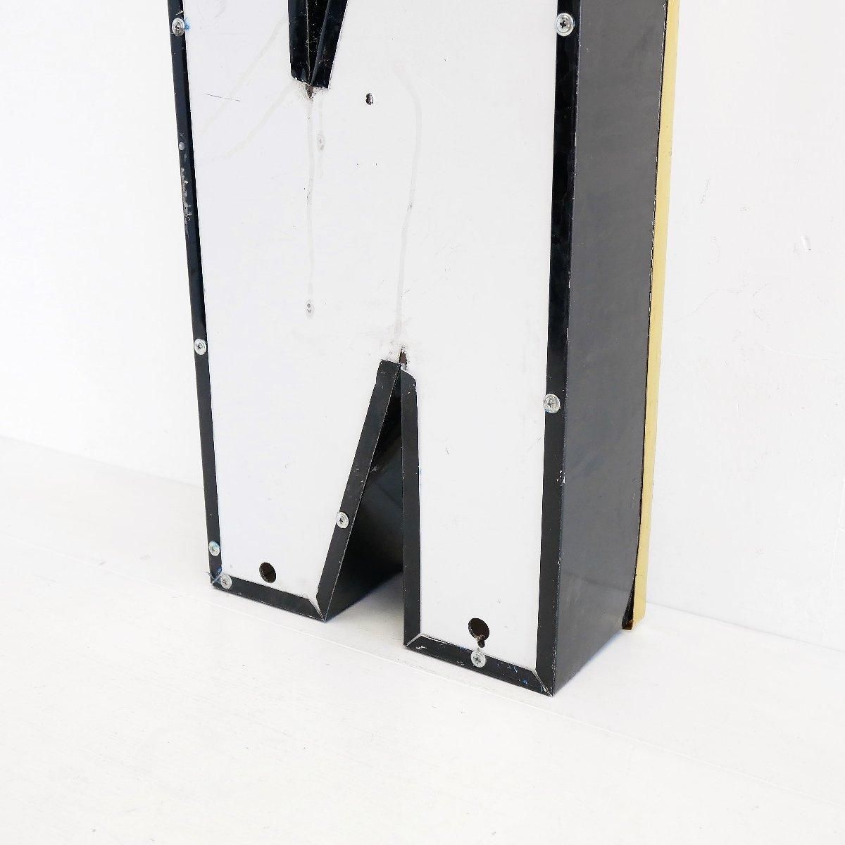 看板 アメリカ ヴィンテージ アルファベット N 文字 サイン 壁面