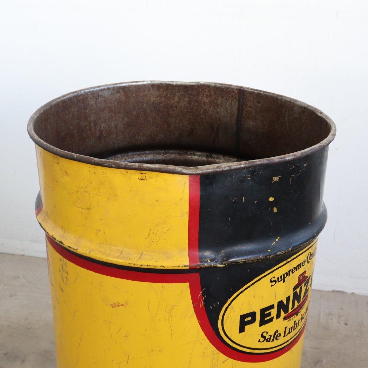 オイル缶 ドラム缶 アメリカ ヴィンテージ PENNZOIL ペンズオイル 店舗