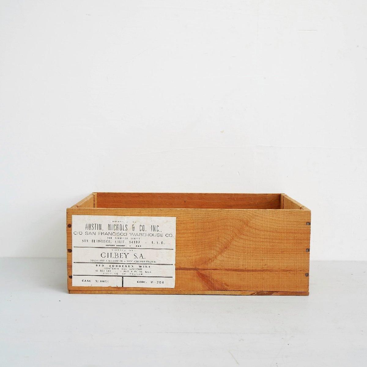 ヴィンテージ ワイン 木箱 アメリカ カリフォルニア州サンフランシスコ