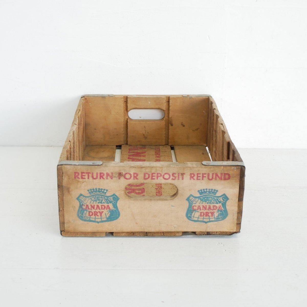 カナダ ドライ ヴィンテージ 木箱 アメリカ -通販-ローズボール