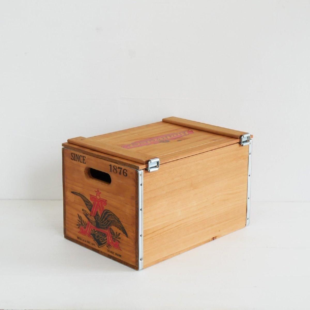 ヴィンテージ 木箱 運搬箱 バドワイザー -通販-ローズボールアンティークス