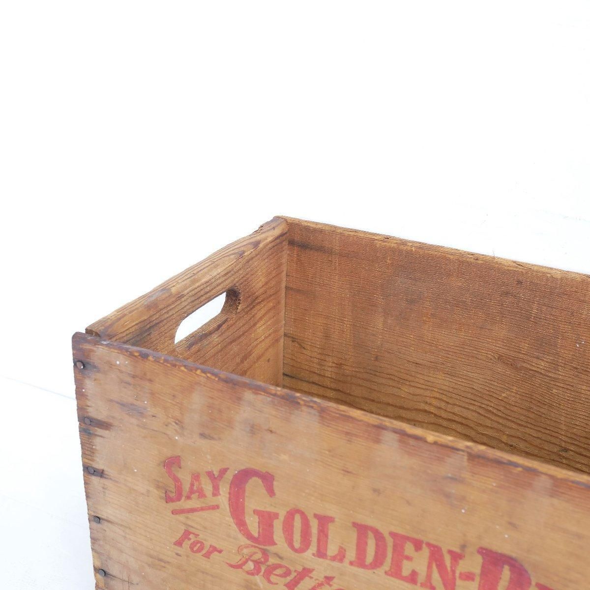 ヴィンテージ 木箱 炭酸飲料 ウッドボックス 運搬箱 店舗什器