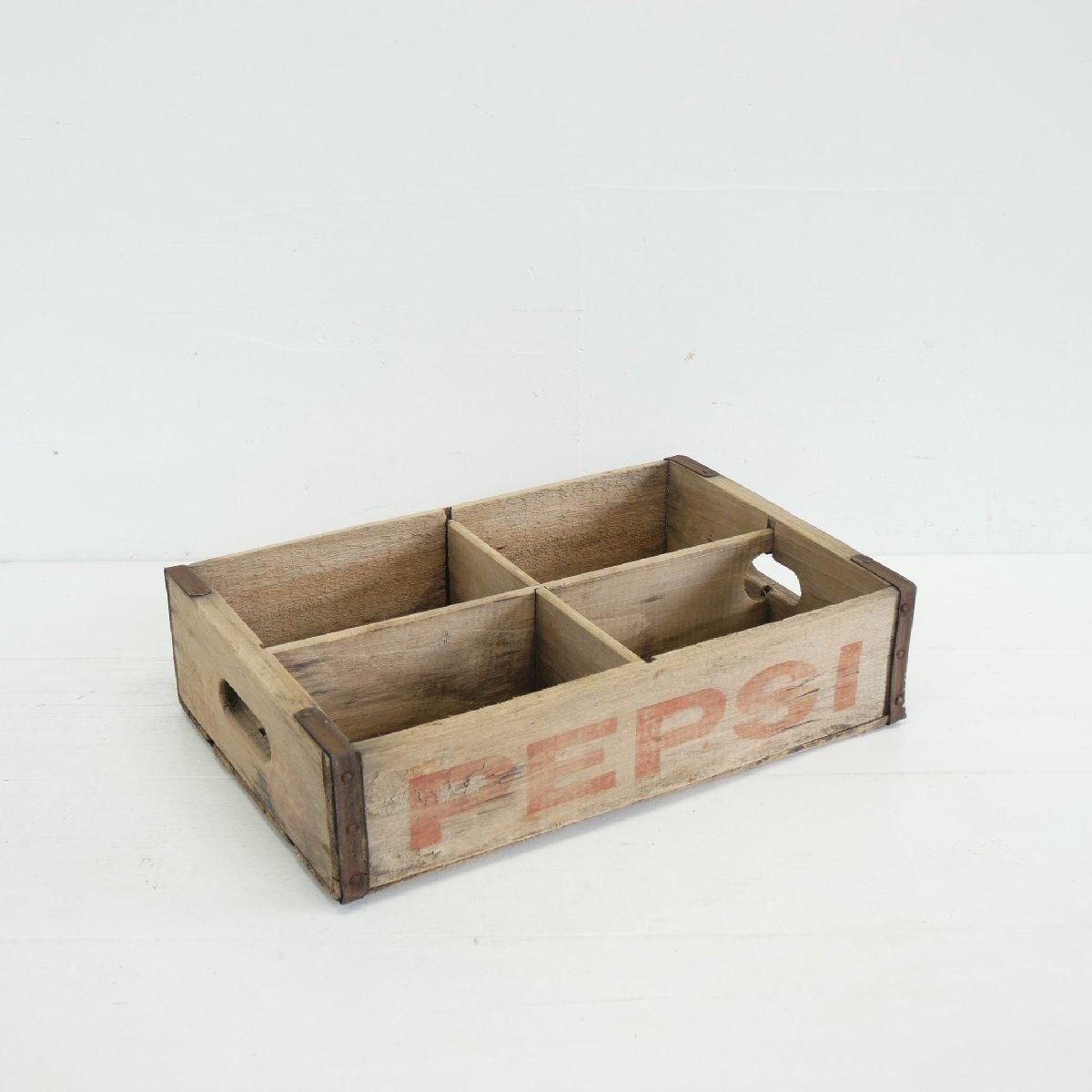 PEPSI COLA ヴィンテージ 木箱 -通販-ローズボールアンティークス